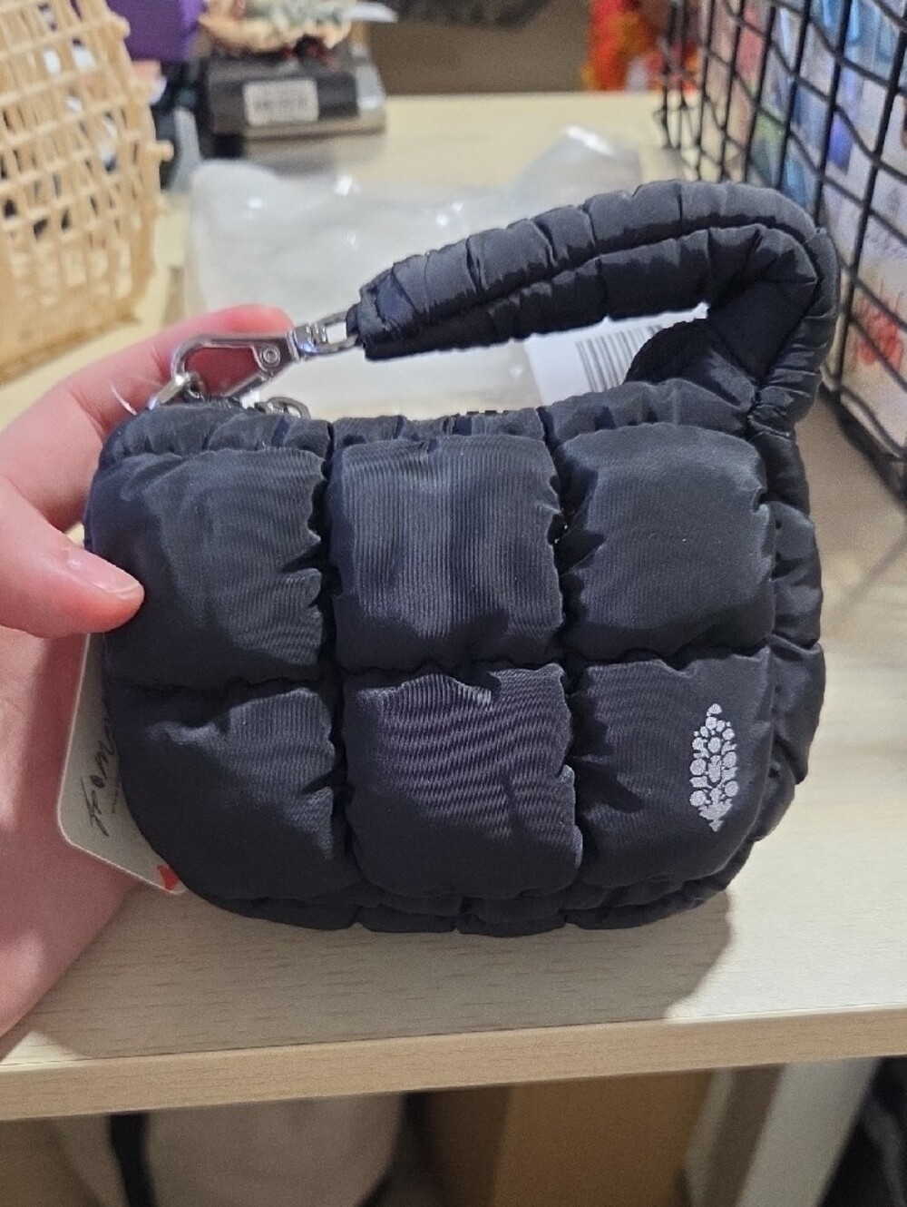 Black Quilted Mini Purse - Picture 5 of 5
